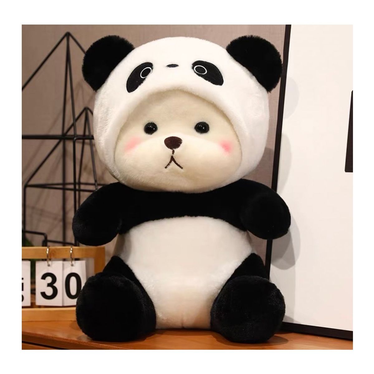 GENERICO - Peluche De Felpa Oso De Panda Disfraz Suave Kawaii 30CM