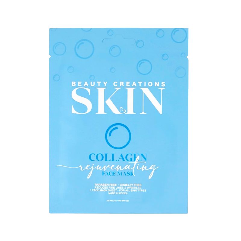BEAUTY CREATIONS - Mascarilla facial rejuvenecedora de colágeno Beauty Creation