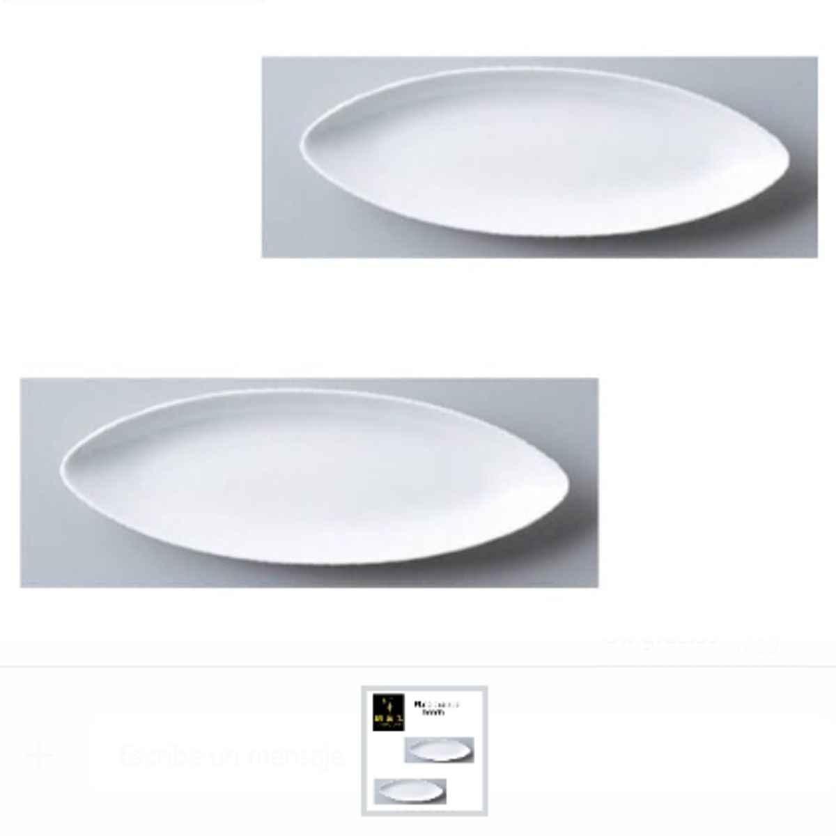 GENERICO - Plato Ovalado Hondo Diseño Adorable Alimentos