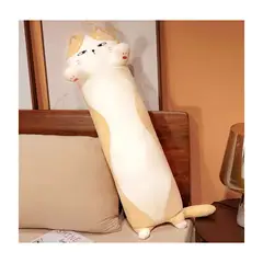 GENERICO - Peluche Almohada Gatito Kawaii- 62 Cms- Adultos Y Niños