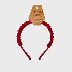 MINKA - Cintillo María Rojo Vino