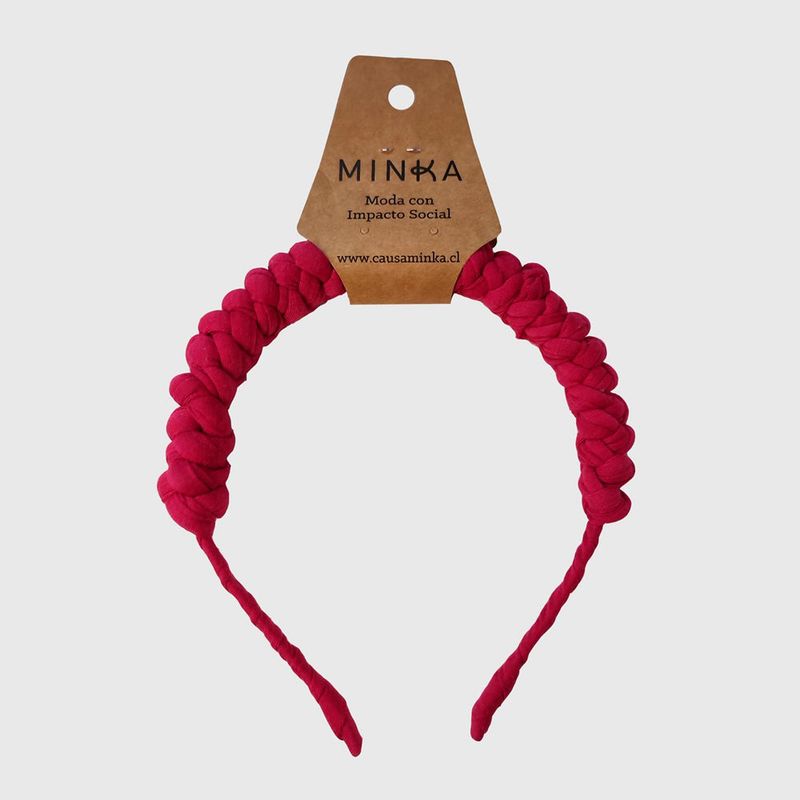 MINKA - Cintillo María Fucsia