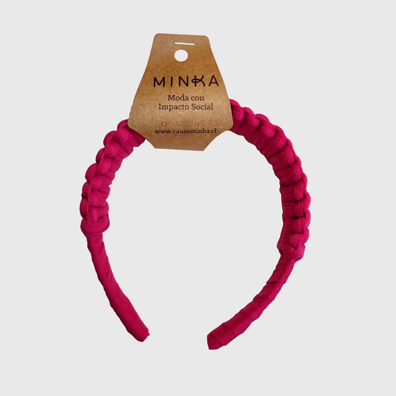 MINKA - Cintillo Moni Fucsia