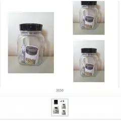 GENERICO - Frasco De Vidrio Mediano Para Almacenamiento De Alimentos