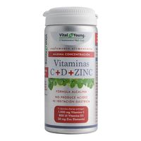 Vitaminas C + D + Zinc Vy 60 Capsulas. Sin Acidez Sin Irritacion.