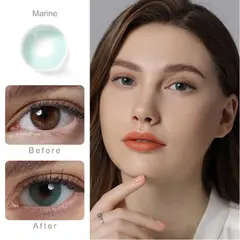 FRESHGO - Lentes de contacto Hidrocor Marine más estuche