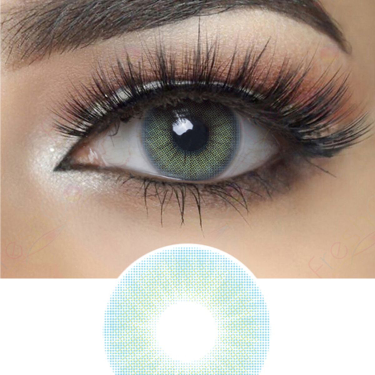 FRESHGO - Lentes de contacto FreshGo Hidrocor Topaz más estuche