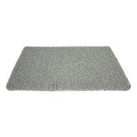 Alfombra de Baño Antideslizante Superabsorbente de Secado Rápido Para Ducha Gris