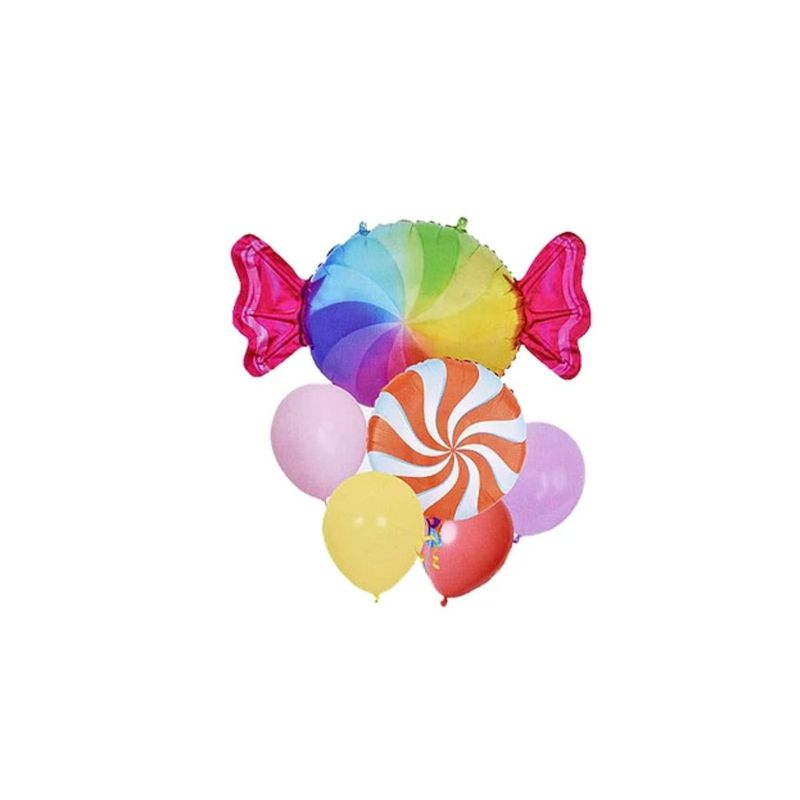 GENERICO - Set De Globos Candy 6pcs