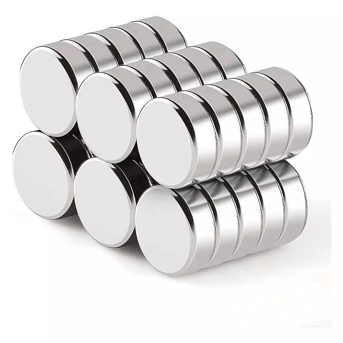 KUANGYE - 20 Imanes De Neodimio Magnéticos Superfuertes De 12 X 4 Mm