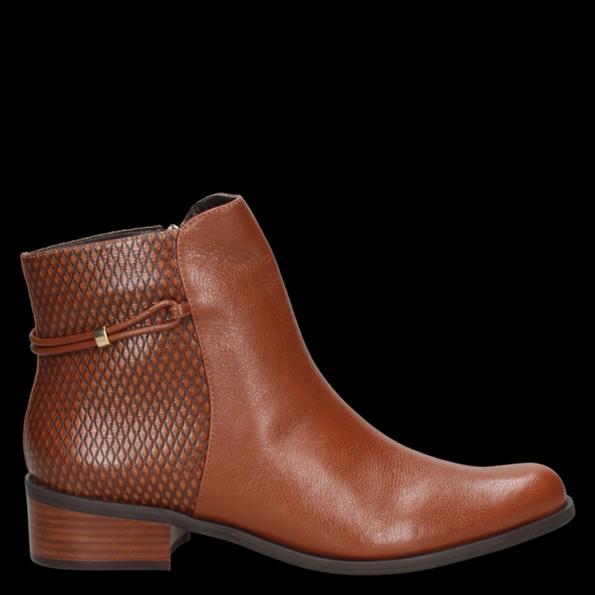 MINGO - Botín Casual Mujer Marrón Mingo