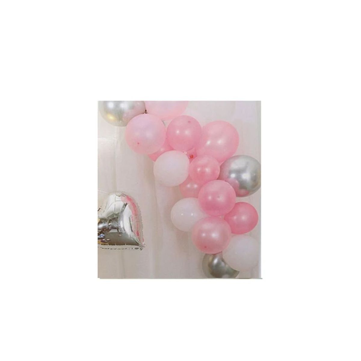 GENERICO - Set De Globos Color Rosa 25 Pcs