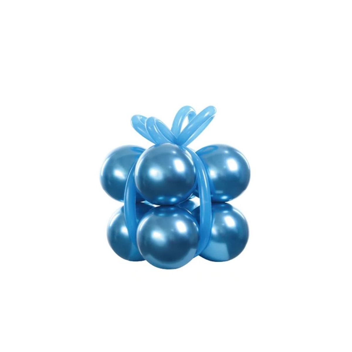 GENERICO - Set De Globos De Látex Color Azul 12pcs