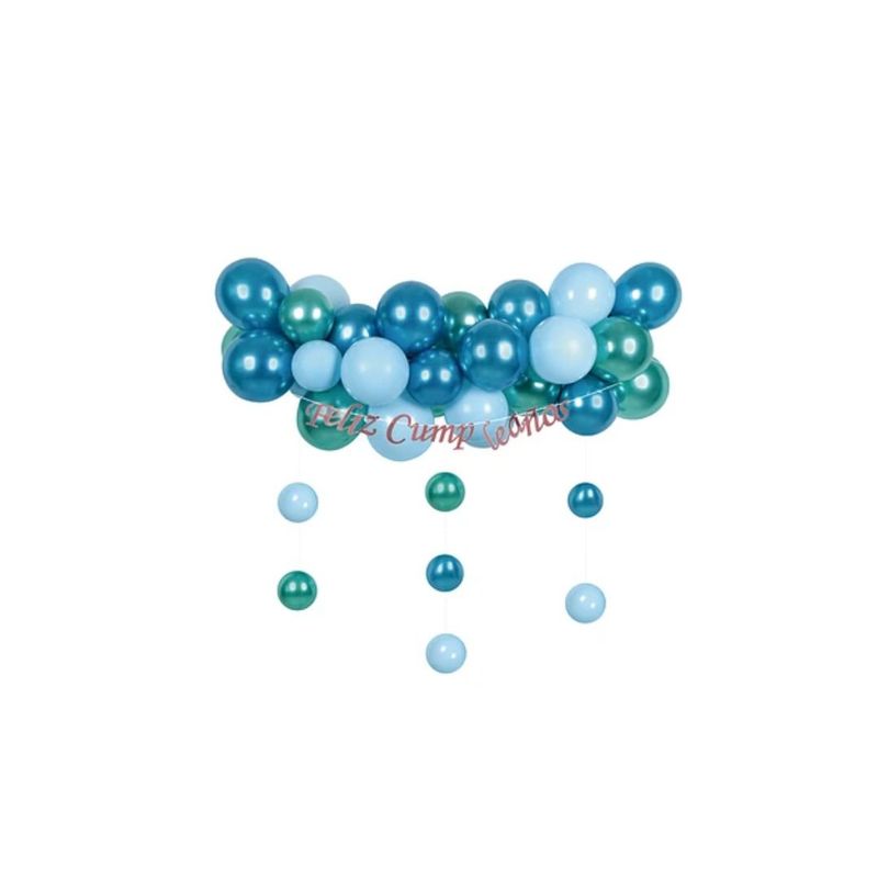 GENERICO - Set De Globos De Látex Azul 36pcs