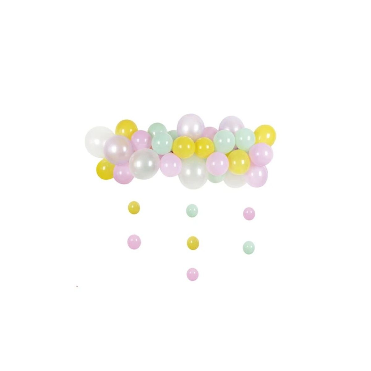 GENERICO - Set De Globos De Colores 36Pcs