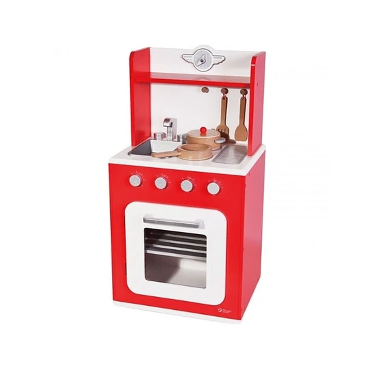 KIDSCOOL - COCINA DE MADERA RED CLASSIC KIDSCOOL