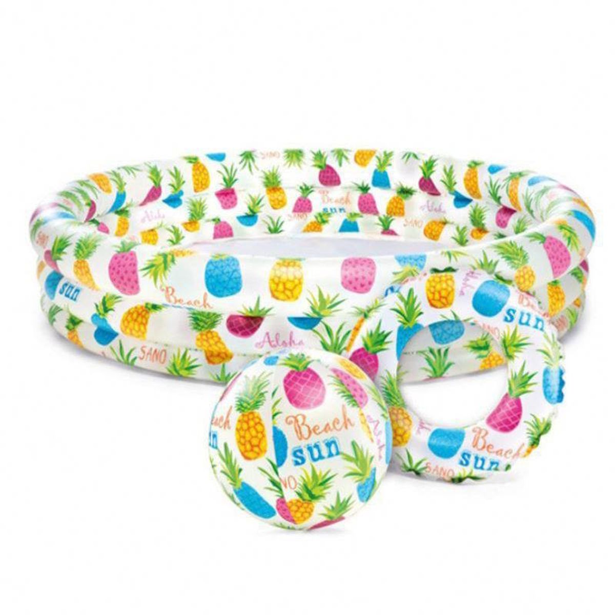 GENERICO - Piscina Inflable Infantil Con Pelota Y Flotadores