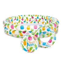 Piscina Inflable Infantil Con Pelota Y Flotadores