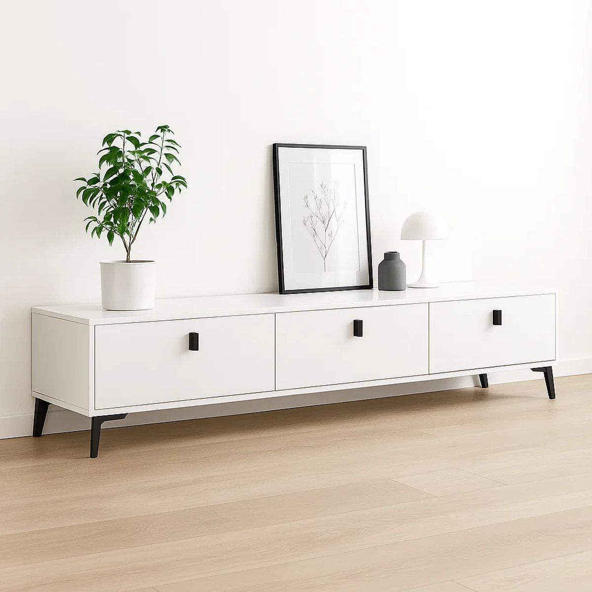 KLIK - Rack de TV o Buffet con Cajones Alpine