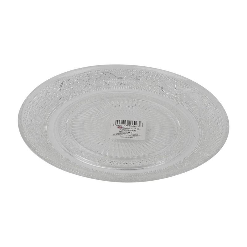 HOMEWELL - Plato Vidrio 18cm HOMEWELL