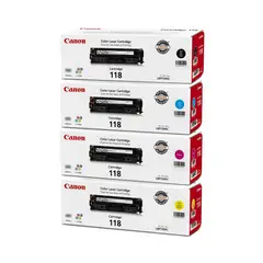 CANON - 4 Toner 118 B/C/M/Y Originales LBP7200 7660C MF726 729
