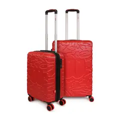 WILSON - Pack 2 maletas S+M cabina y mediana roja Vermont