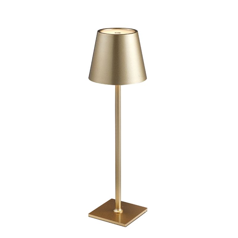 WANT - Lampara Cargable 35w 80lm Oro Ip20 Want LUZ CALIDA