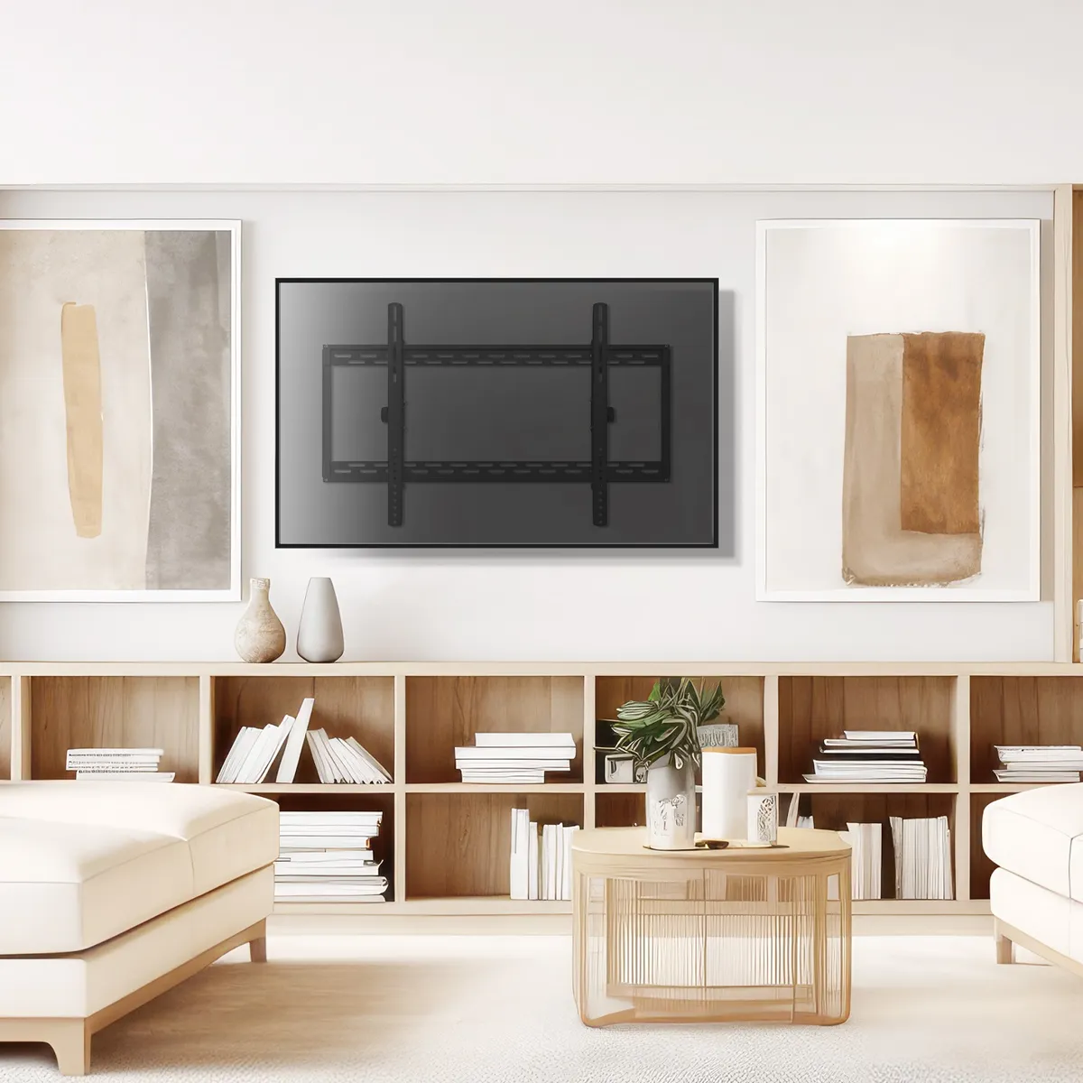 BRASFORMA - Soporte para TV de 60 a 100 100kg - Inclinable - Carga Pesada Brasforma