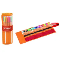 STABILO - 30 Lapices Fineliner Point 88 Con Estuche De Lona