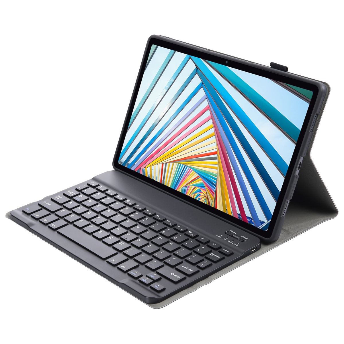 GENERICO - Teclado Bluetooth Funda Para Tablet Lenovo M10 3Gen TB328 Negro