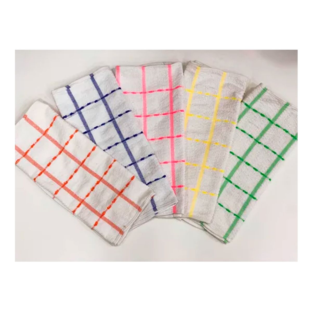 GENERICO - Set 12 Paños De Cocina 85g Variados