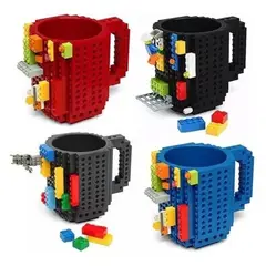 GENERICO - Tazon Taza Mug Para Jugar Con Tus Lego Blocks Xl Pro