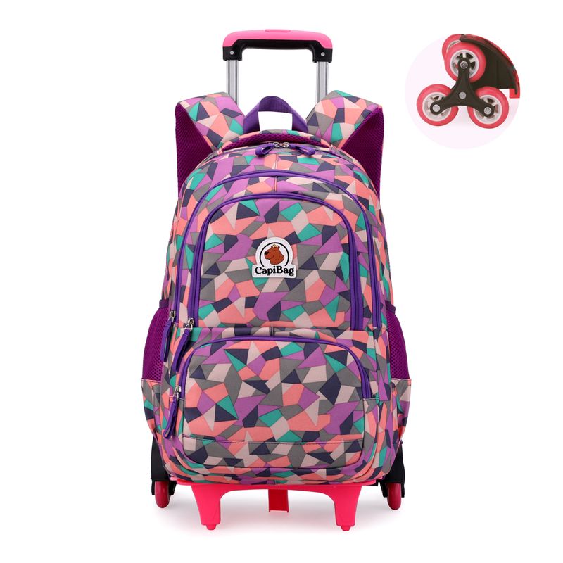 CAPIBAG - Mochila Escolar 6 Ruedas 30L Capibag