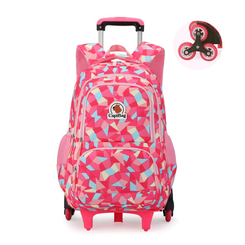 CAPIBAG - Mochila Escolar 6 Ruedas 30L Capibag