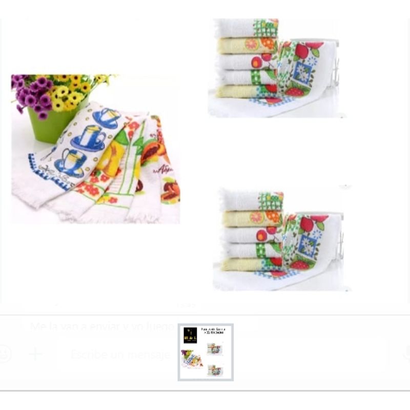 GENERICO - Pañitos De Cocina Set 12 Unidades Limpieza