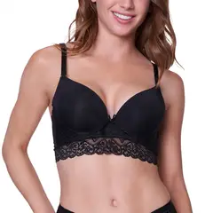 BAZIANI - Sostén Encaje Bustier Push Up 3889