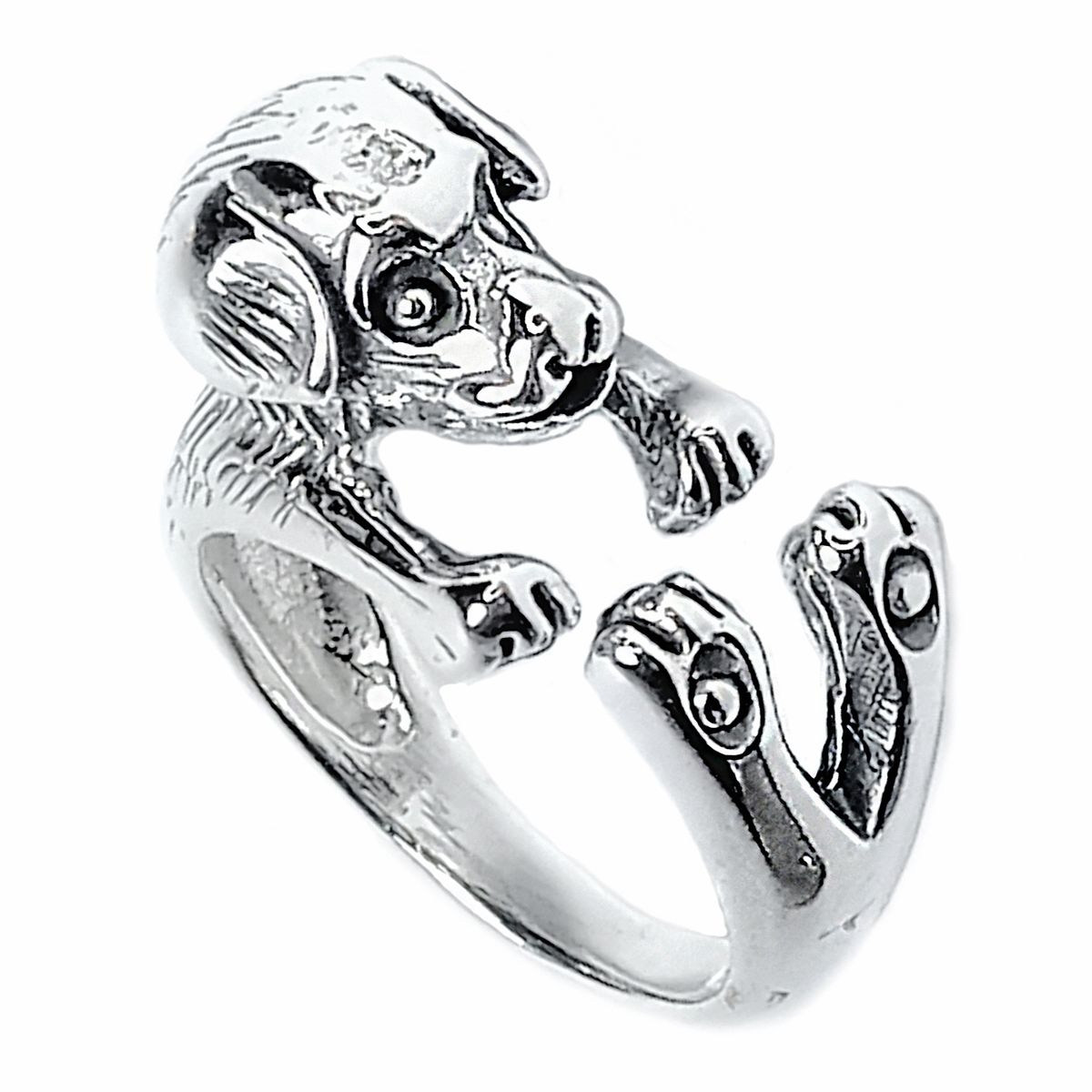 COGGIOLA - Anillo Perro Plata Fina 925
