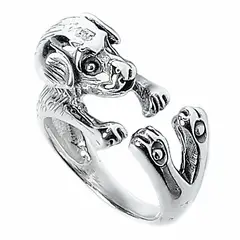 COGGIOLA - Anillo Perro Plata Fina 925
