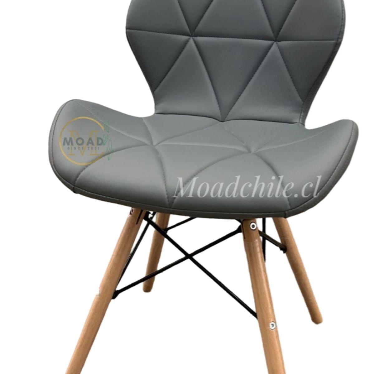 GENERICO - Pack 6 Sillas Radar Eames Gris