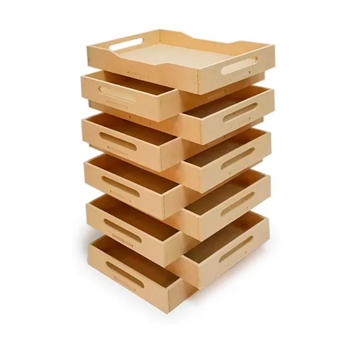 GENERICO - Set 9 Bandejas Para Desayunos Sorpresa