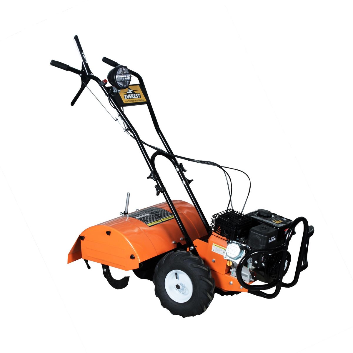 GENERICO - Motocultivador a Gasolina, 7 Hp, Con Foco de iluminacion