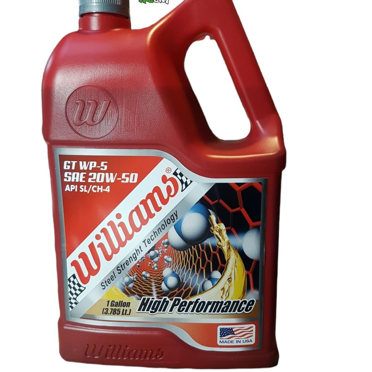 GENERICO - Aceite LUBRICANTE WILLIAMS 20w50 4Litro API SL CH-4