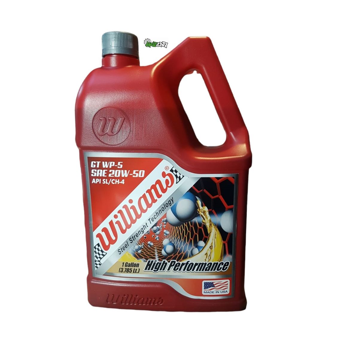 GENERICO - Aceite LUBRICANTE WILLIAMS 20w50 4Litro API SL CH-4