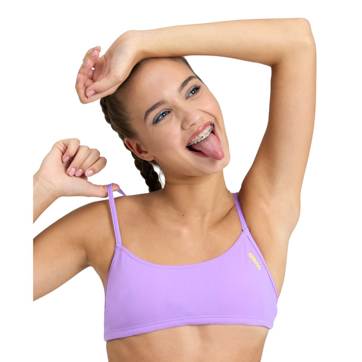 ARENA - Top De Bikini Bandeau Play Rule Breaker Lila Arena