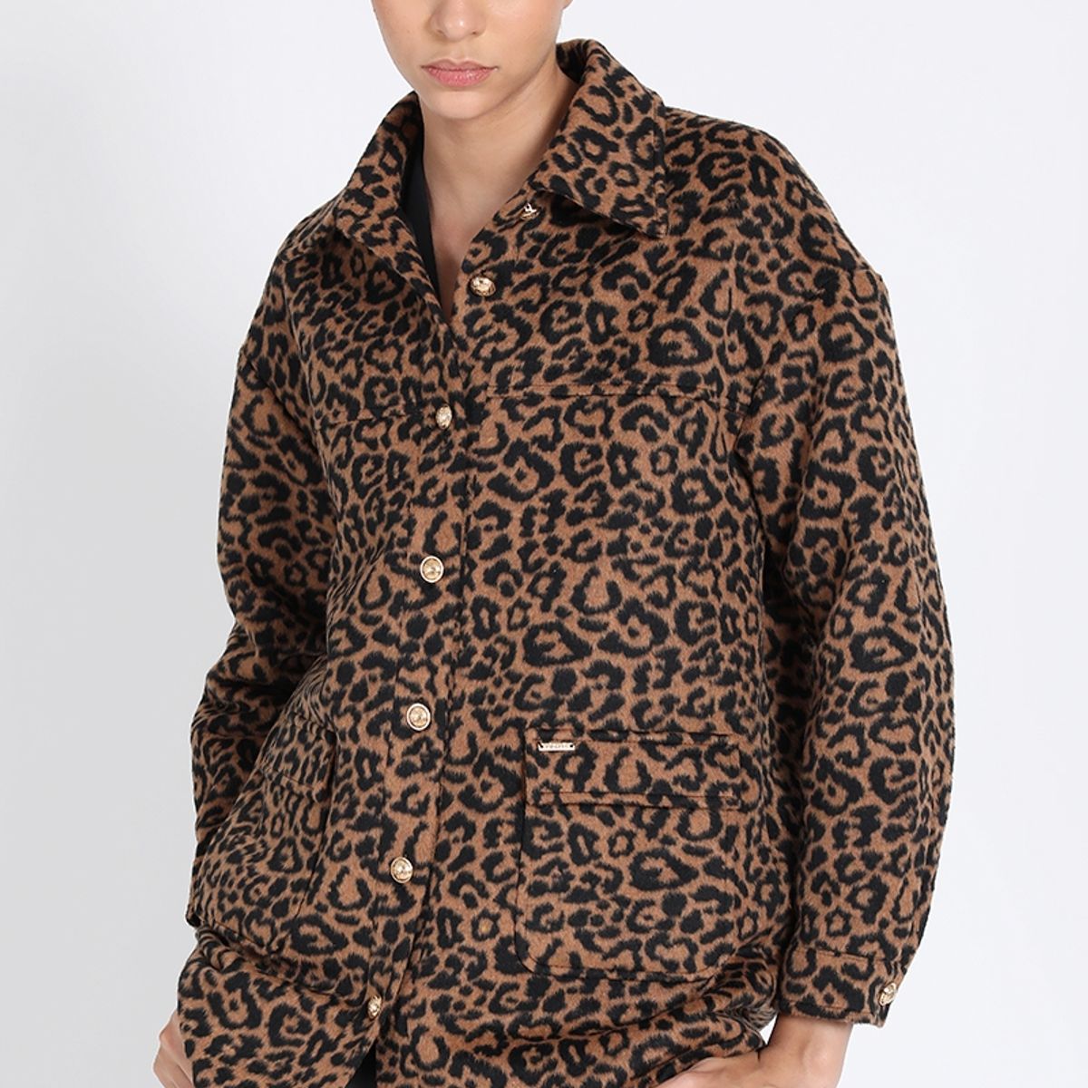 LIOLA - Sobrecamisa Soft Fantasia Animal, Café Liola