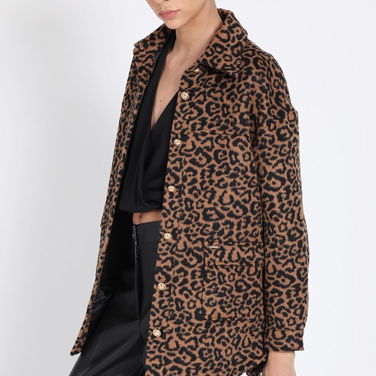 LIOLA - Sobrecamisa Soft Fantasia Animal, Café Liola