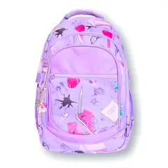 UTILISIMO - Mochila para Niña con Estuche de Lapices 43x30x13 cm