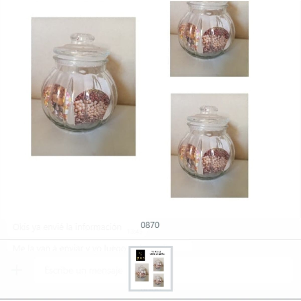 GENERICO - Frasco De Vidrio Pequeño Para Almacenar Condimentos