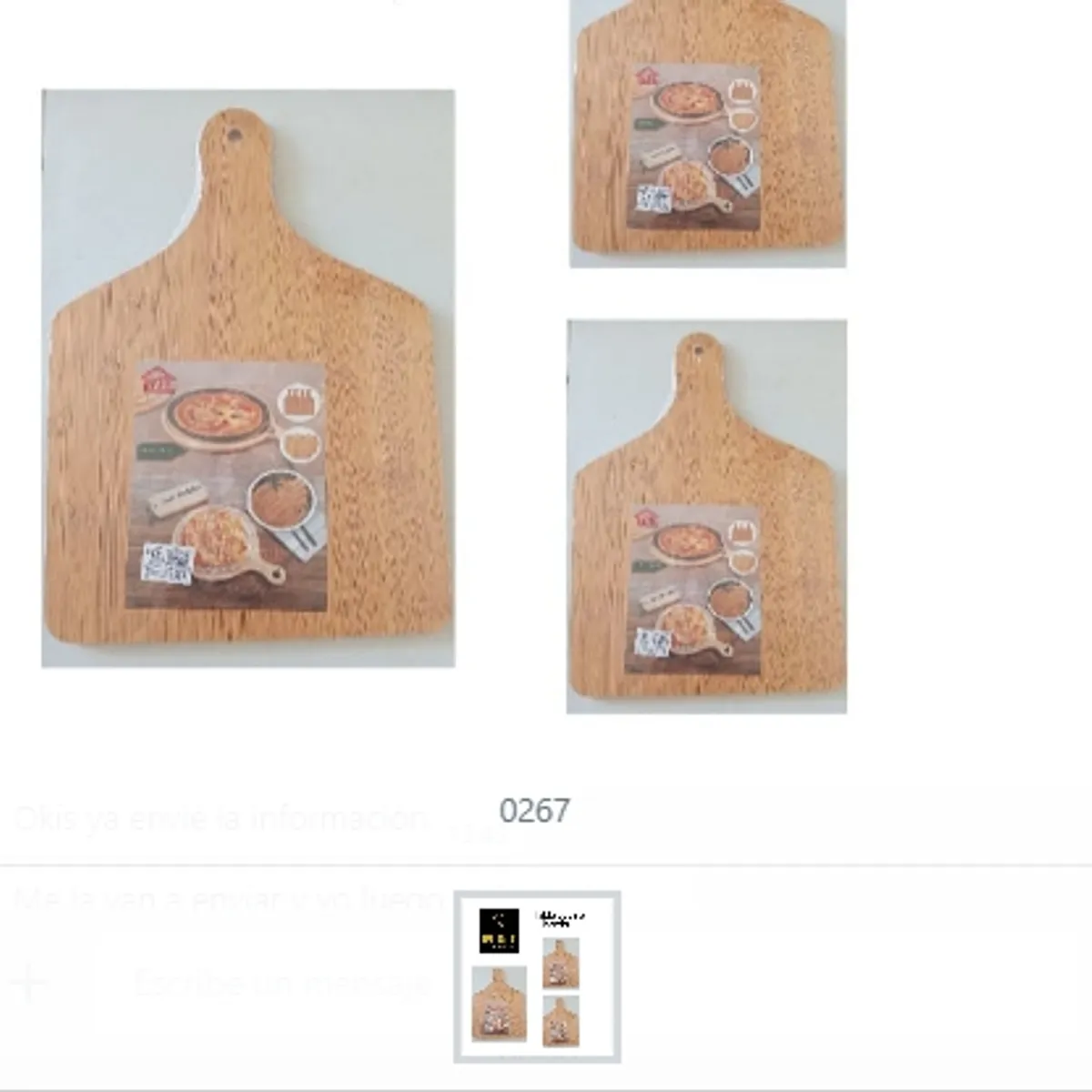 GENERICO - Tabla Cocina Bambu Cuadrada Grande Utencilio De Cocina