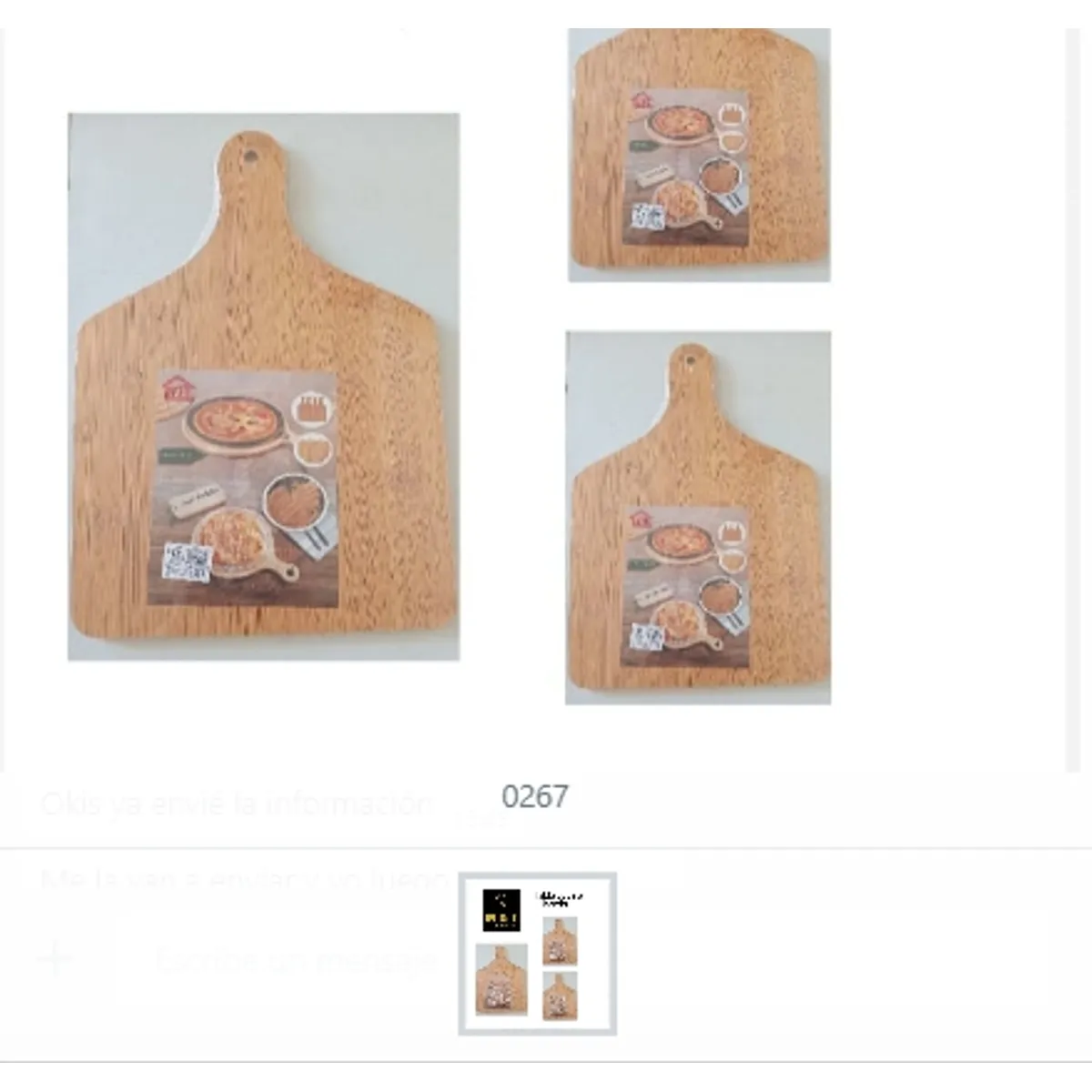 GENERICO - Tabla Cocina Bambu Cuadrada Grande Utencilio De Cocina